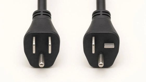 NEMA 5-20P vs 5-15P plug comparison — real 20-amp power strip identification guide by CRST