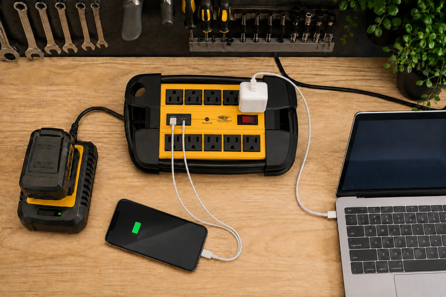 Heavy Duty Power Strips with USB