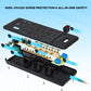 CRST 12 Outlets Built in Ethernet Coax Phone Ports Surge Protector Power Strip 6FT Extension Power Cord