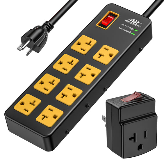 ETL Listed 20A Heavy Duty Metal Power Strip
