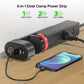 Desk Clamp Power Strip with USB-C Port, 1020J Surge Protector with 20W PD Fast Charging,3 Wide-Spaced Outlets Desktop Edge Mount Power Strip with Flat Plug, 6FT Cord, Fits Tables Up to 2 Inches