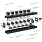 CRST 6 Outlets Wide Spaced Mountable Metal Power Strip Surge Protector, 6FT Flat Plug Power Cord, Mounting Kits Included