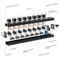 CRST 8 Outlets Wide Spaced Mountable Metal Power Strip Surge Protector, 6FT Flat Plug Power Cord, Mounting Kits Included