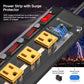CRST 8 Outlet Heavy Duty Power Strip with Individual Switches, 15A/1875W Metal Power Strip Surge Protector with Circuit Breaker (1200 Joules), 6FT Extension Cord and Mountable Kits