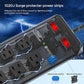 RocketSocket 10-Outlet Heavy Duty Power Strips with 2 Individual Switches 1020 Joules Full Metal Surge Protector Power Strip with 15Amps 15A Circuit Breaker, 1875w...