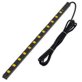 Wide Spaced 12 Outlets Mountable Metal Power Strip Surge Protector, 15FT Power Cord, Mounting Brackets Included