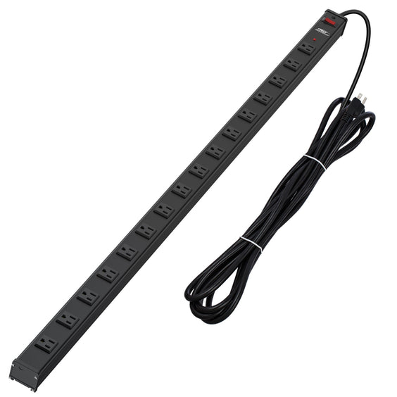 16-Outlet Metal Power Strip Surge Protector